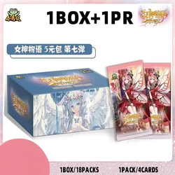 2023 nowe karty do zbierania historii bogini 5 m07 Booster Box rzadkie ZR XR Ins Puzzle Anime bawiące się Tcg karty do gry dzieci hobby prezent