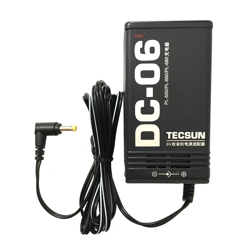 充電器アダプター,AC TECSUN-DC-06 v,50hz,dc 6v,300ma,pl600,pl660