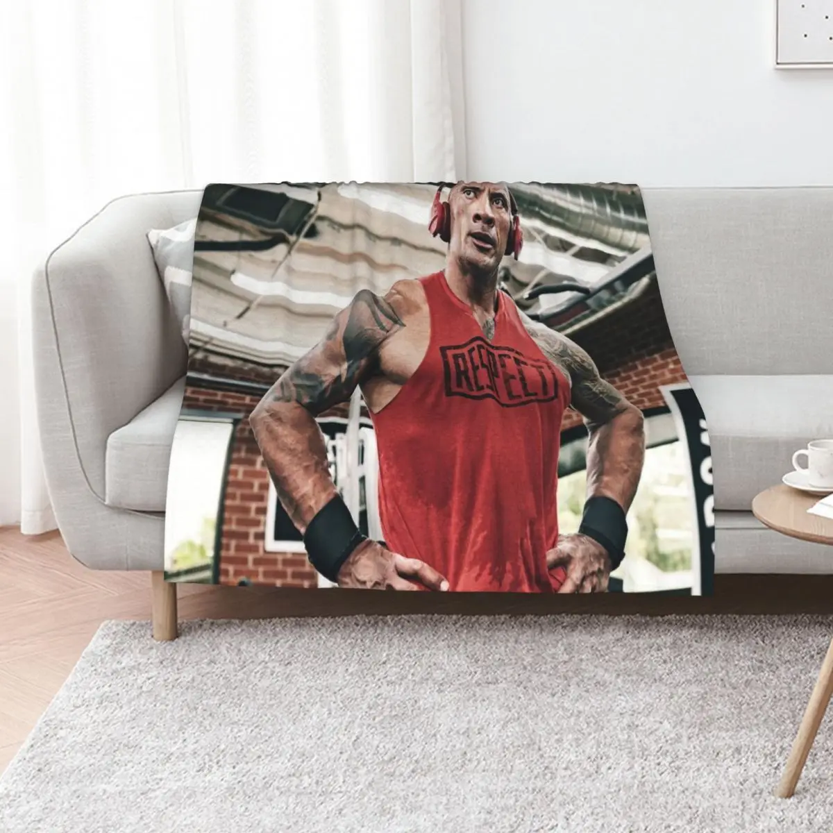 

dwayne johnson Throw Blanket Sofa Quilt cosplay anime Baby Extra Large Throw Blankets