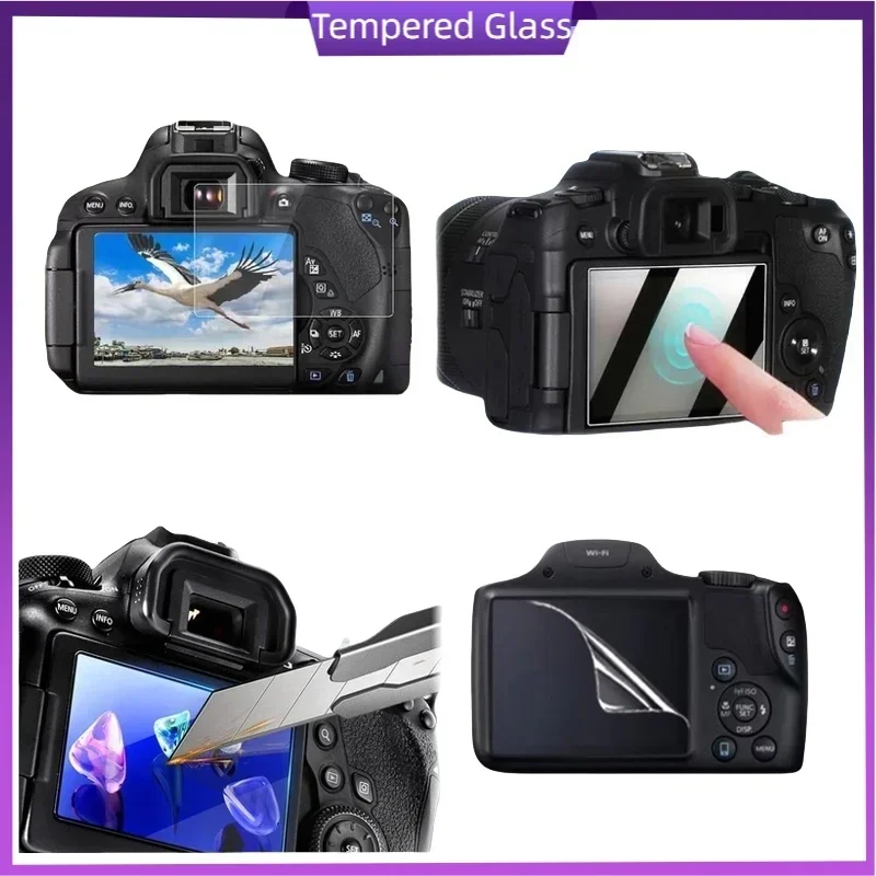 For Canon R5 R3 Tempered Glass Screen Protector 9H Hardness HD Clear Anti-Scratch Camera Display Film