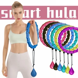 32/24/28 Section Adjustable Sport Hoops Abdominal Waist Exercise Detachable Hoola Massage Fitness Hoop Training Weight Loss