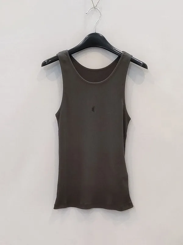 

Women's Slim Fit Cotton Tank Top Breathable Versatile Summer Svel irt Elastic Casual Commute Sle Pure Color Design