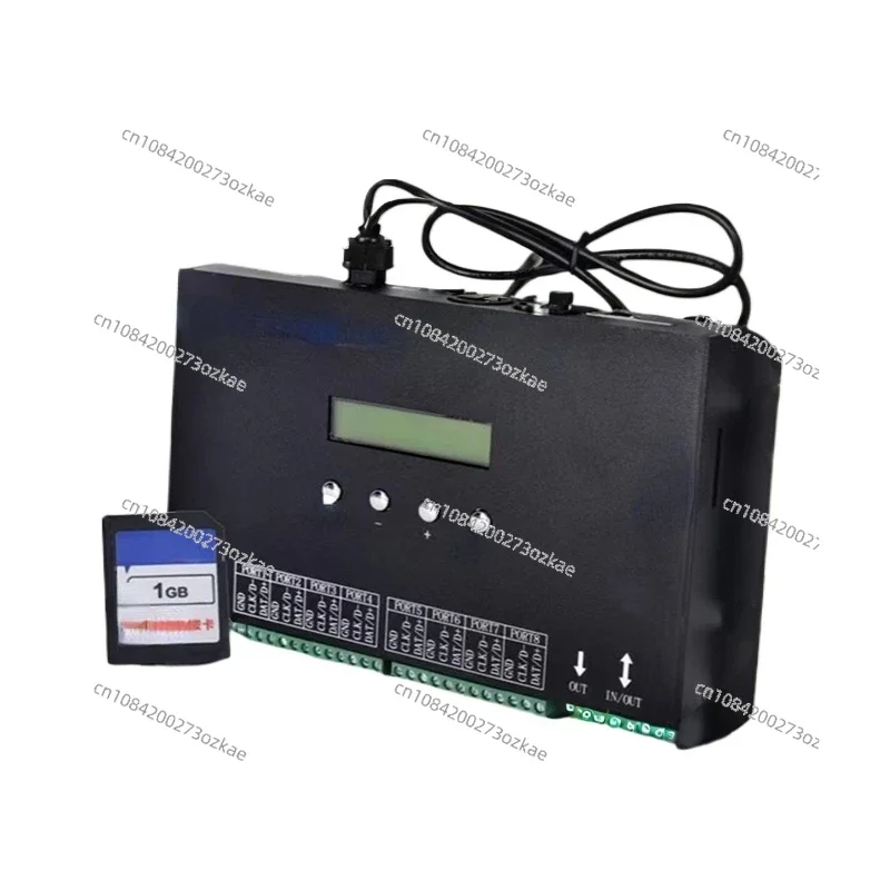 

DMX512 Console Controller H807SA All-in-one SD Card Programming Full-color Light with Eight-port Stand-alone Controller