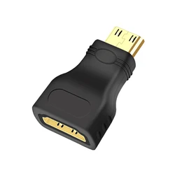 MINI HDMI-compatible Male TO HDMI-compatible Female Adapter Converter 1080 P 2K 4K FOR MINI PC HDTV HD Camera