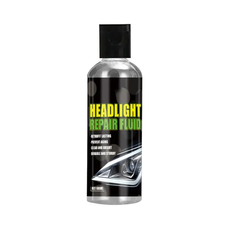 

Car Headlight Cleaner Headlight Restoration Liquid 100ml Car Light Cleaner For Scratch & Lampshade Restoring Repair Headlight