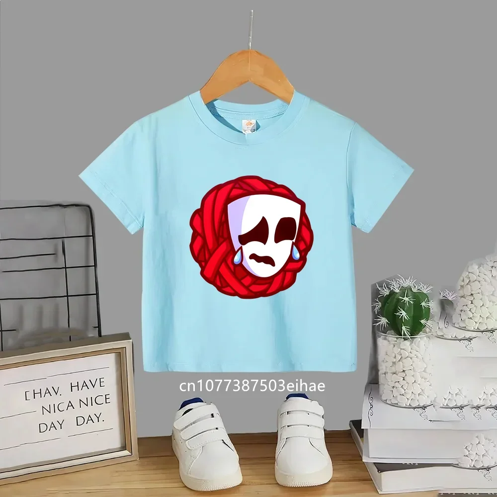 The Amazing Digital Circus Children Casual T-Shirt, Light Cotton Short Sleeve Tees, Boys Girls All Seasons Anime Outfit Gift