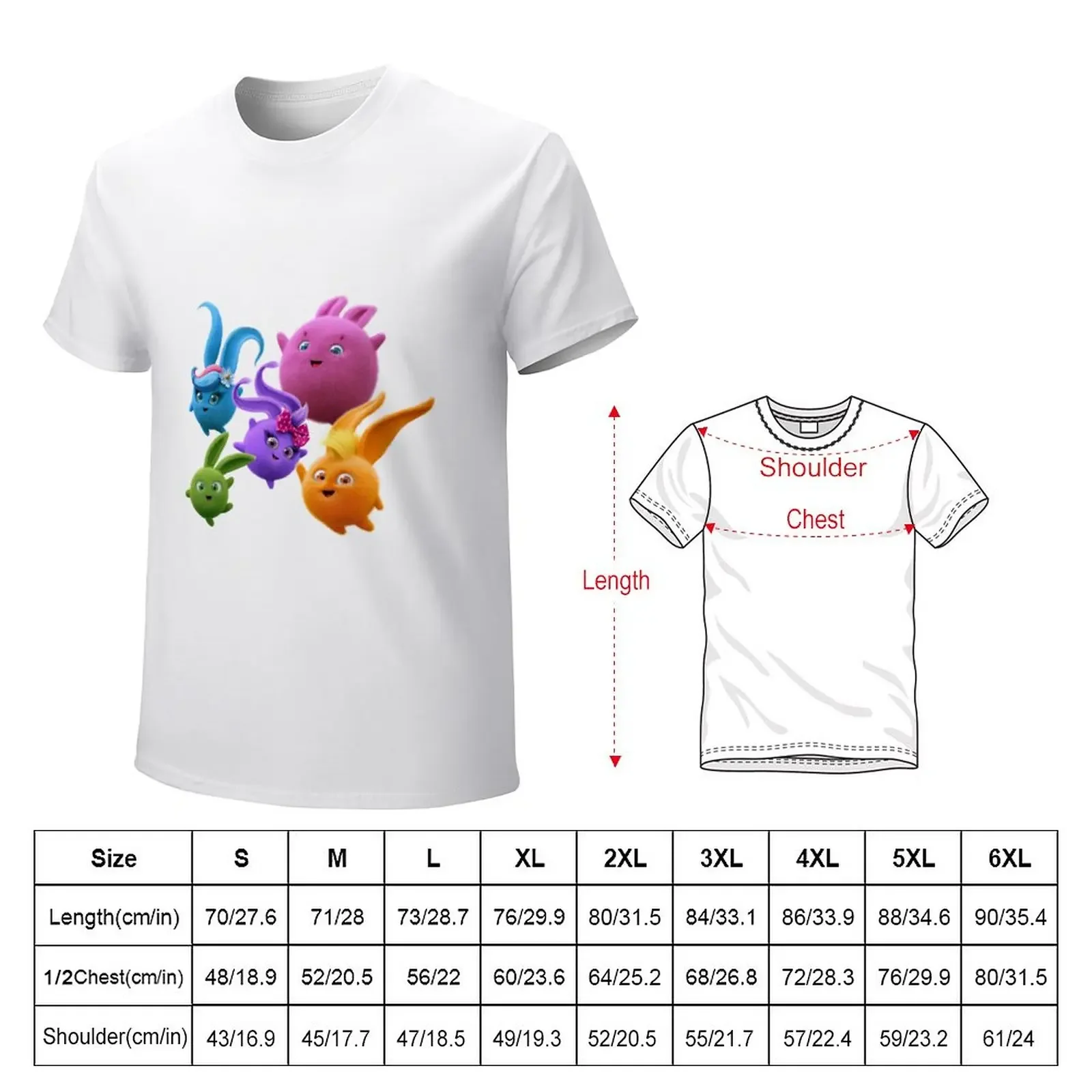 Sunny Bunnies T-Shirt cute clothes korean fashion mens clothing