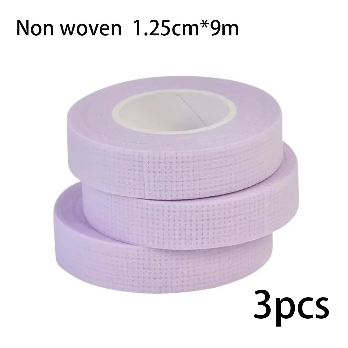 Wimpernband, transparenter Klebestoff, 9 m/10 Yard/Rolle, selbstklebendes, atmungsaktives Mikroporen-Stoffband für die Wimpernverlängerungsversorgung