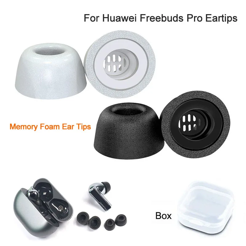 سدادات أذن بديلة من إسفنج الذاكرة مناسبة لهاتف Huawei Freebuds Pro4 داخل الأذن سماعة رأس بخاصية البلوتوث سماعات أذن لاسلكية للحد من الضوضاء