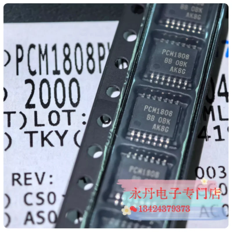 PCM1808PWR PCM1808 TSSOP-14 Audio Digital to Analog Converter Chip 2020+capable of direct shooting