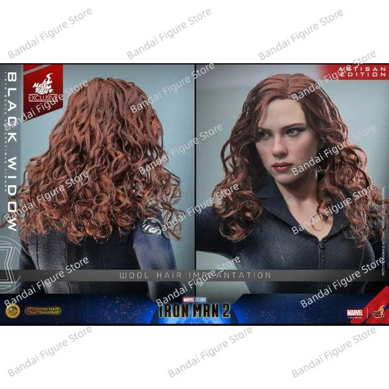 【En Stock】 HotToys HT 1/6 MMS757AEB Iron Man 2 veuve noire avec gants ensemble de soldats mobiles figurine poupée jouet Collection