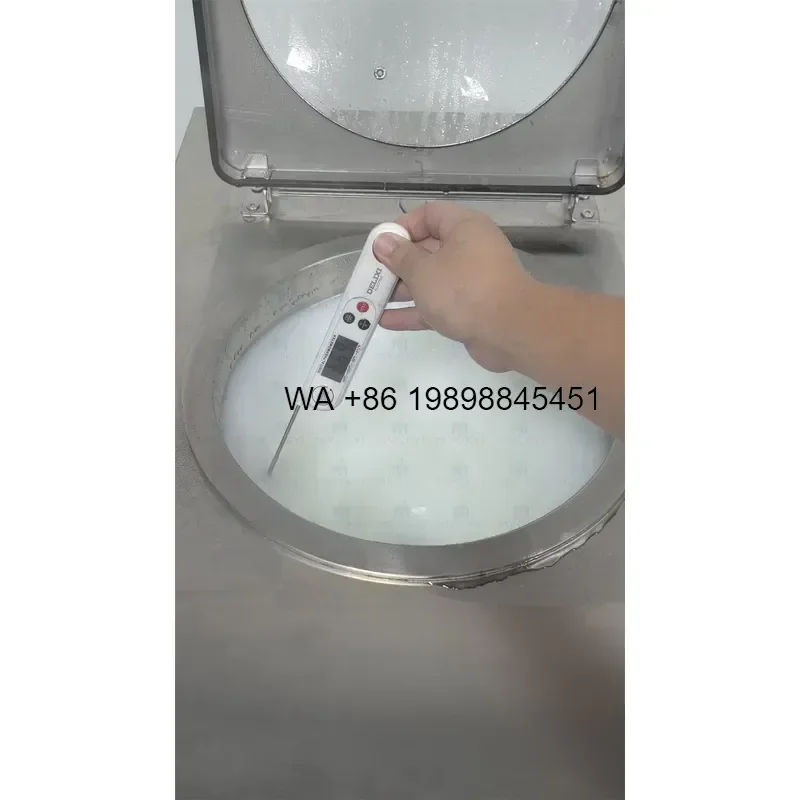 Wmwmnu for Mvckyi 32L Ice Cream Pasteurizer Food Grade Stainless Steel Automatic Air Cooled Batch Milk CE ETL