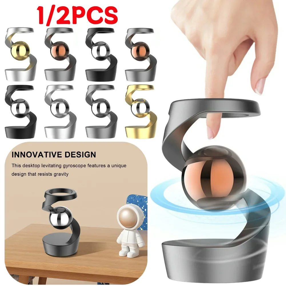 Kinetic Gravity Defying Desktop Gyroscope Toy