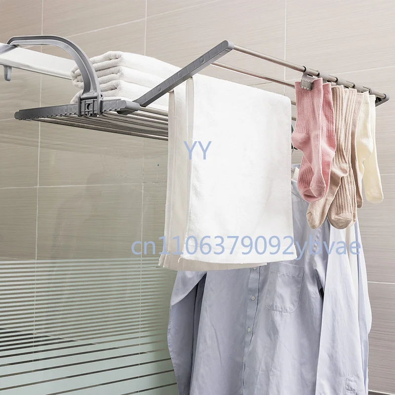 Balcony Guardrail Drying Hanger Folding Telescopic Railings Hanger Pillow Shoes Towel Drying Storage Rack jasmine