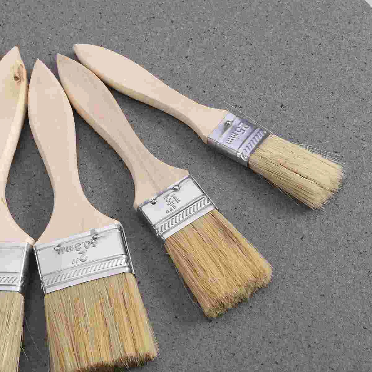 5 PCS Classic Looking Cabinets Tables Paint Tool Brush Artist The Fence Artiste