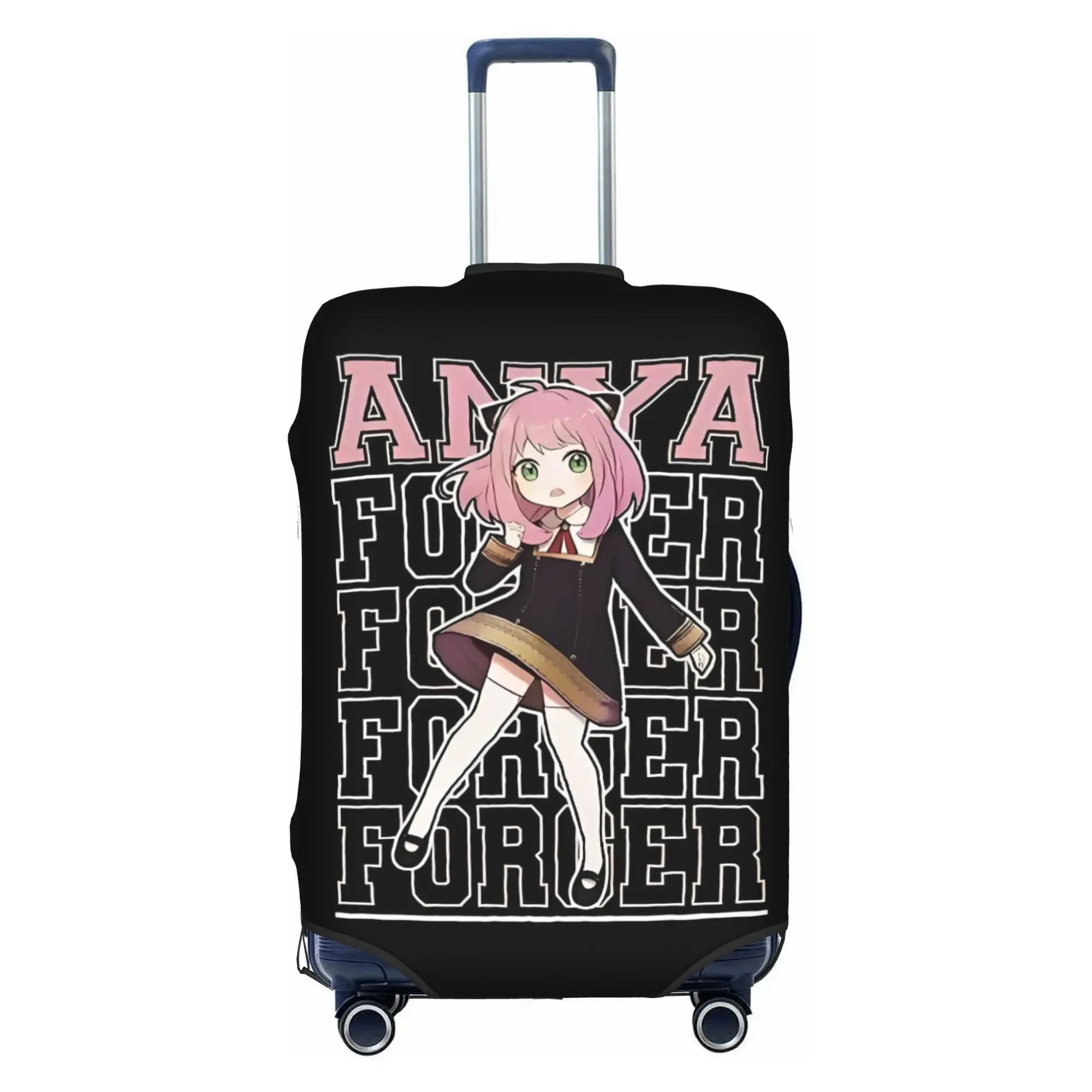 Funny Manga Spy  Family Japane Anime  Luggage Cover Protector Elastic Anya Agent  Travel Suitcase Covers