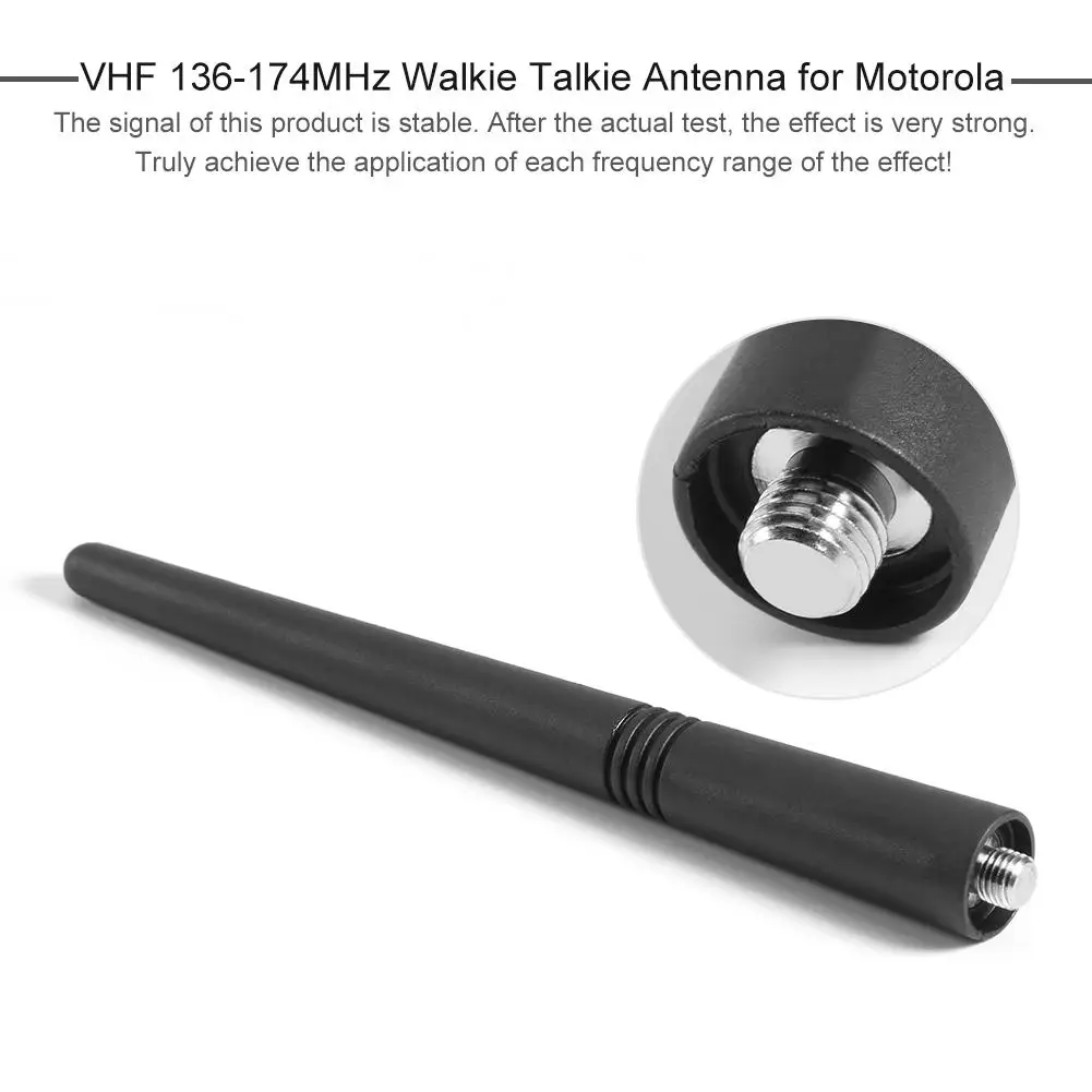 Two Way Radio Walkie Talkie Antenna VHF 136-174MHz Two Ways Radio Antenna for Motorola GP68 GP88S GP2000 GP300 GP3688 GP328