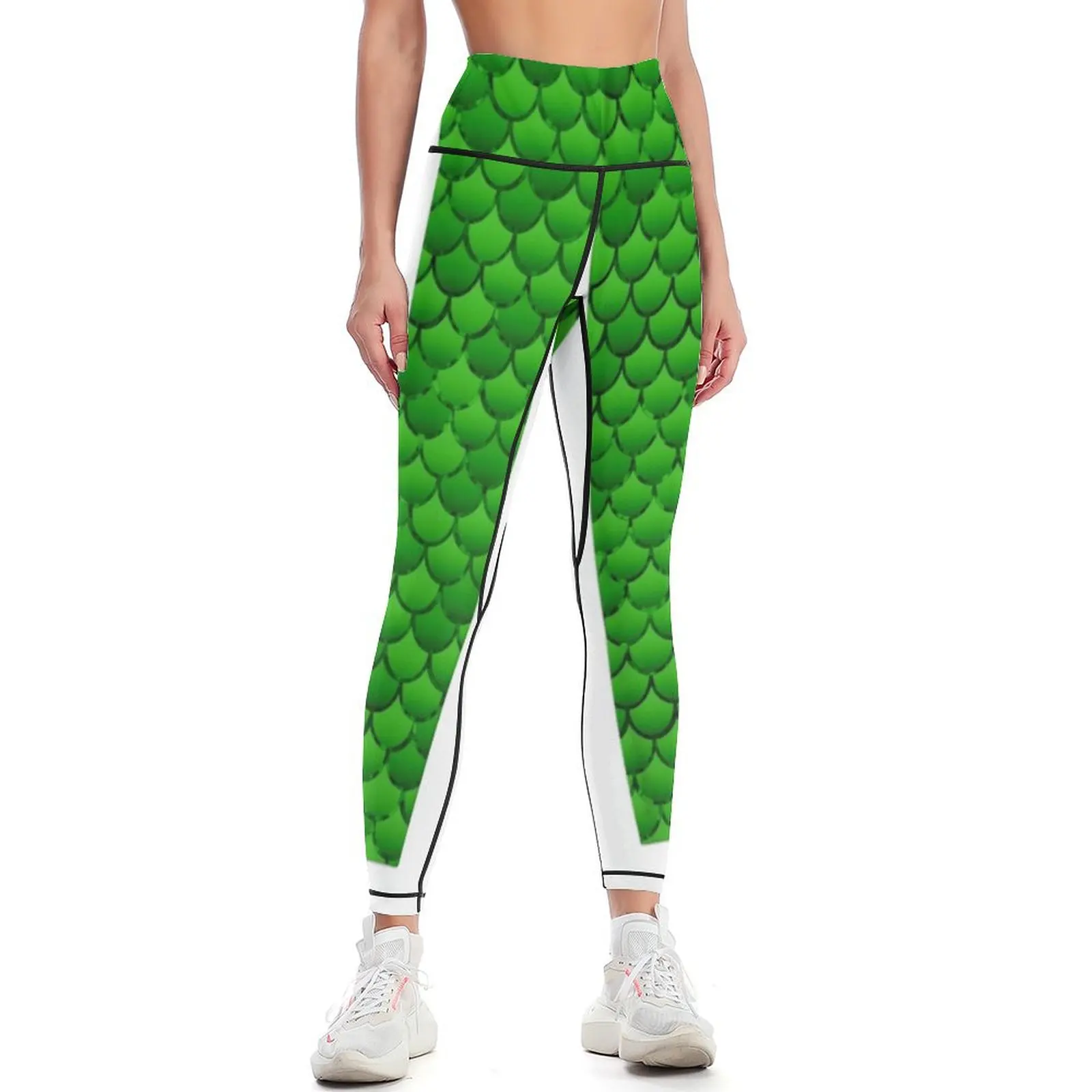 

Pattern #11 - Scales Green Leggings sports for push up Sports pants for Legging sport legging gym Womens Leggings