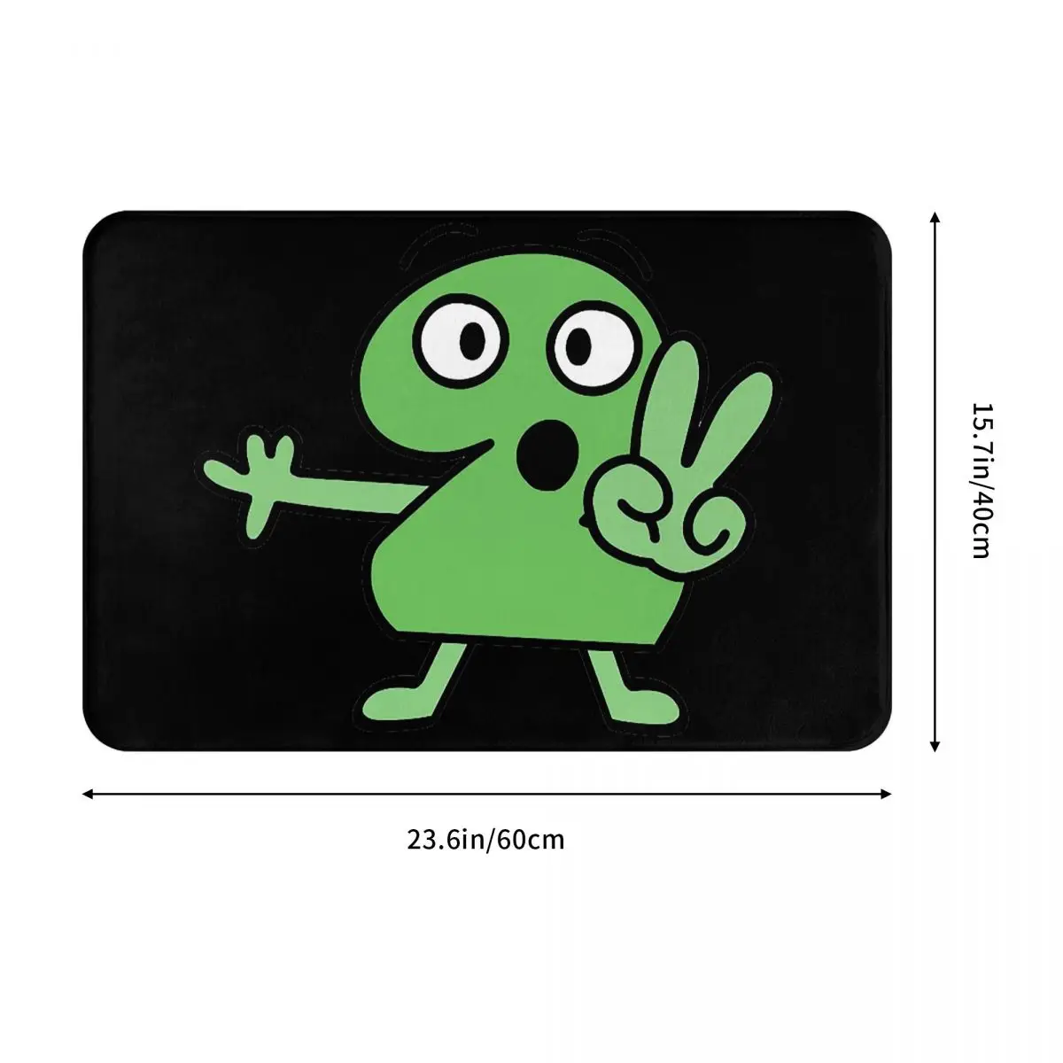 TWO BFDI Doormat Water oil proof Carpet Rug Kitchen Entrance Home Floor Mat for Balcony Footpad Mats