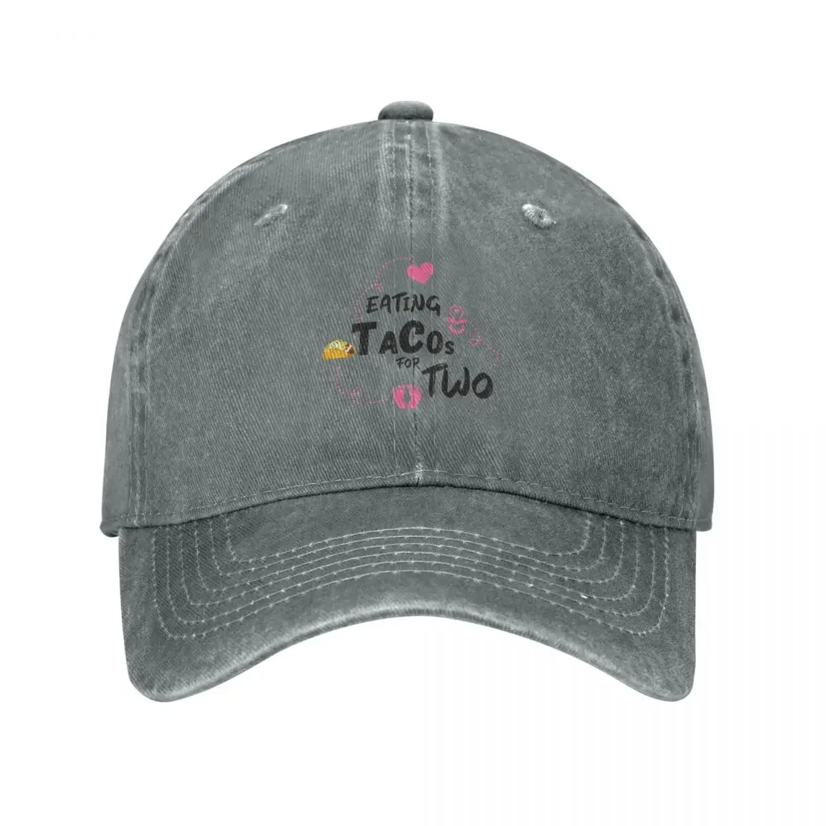 Women Pregnancy Announcement Shirt Women Gift Eating Tacos For Two Baseball Cap Luxury Hat Icon Trucker Hat Female Men's