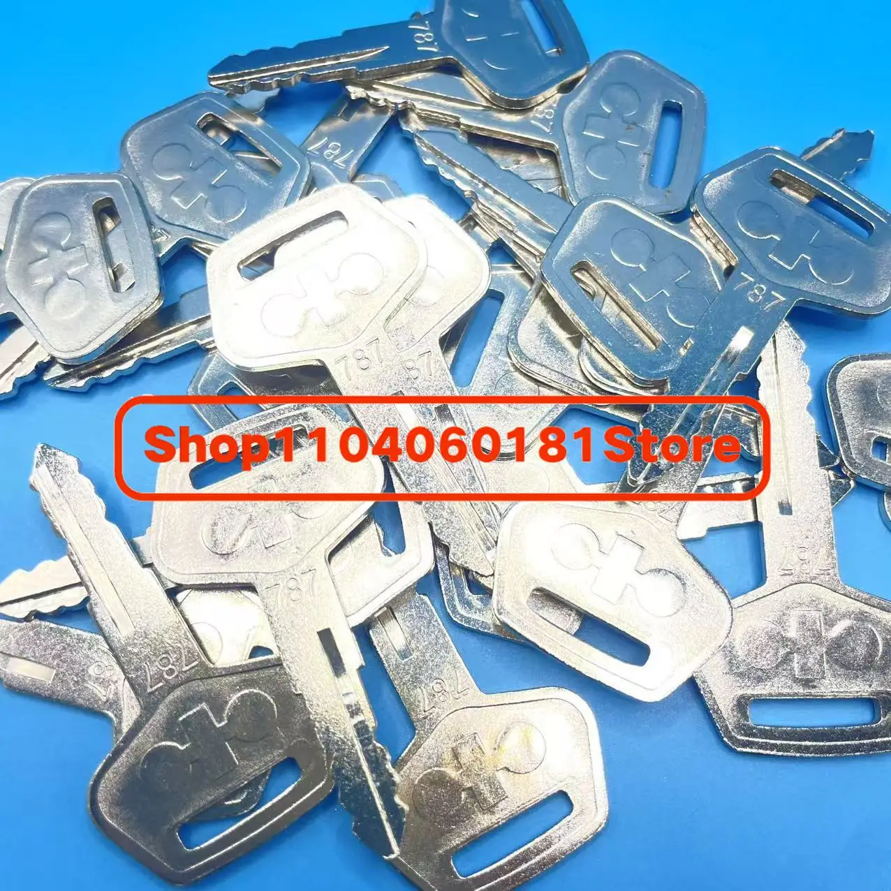 

2PCS 787 Key fits for Komatsu Excavator Dozer Loader TR261434 Heavy Equipment