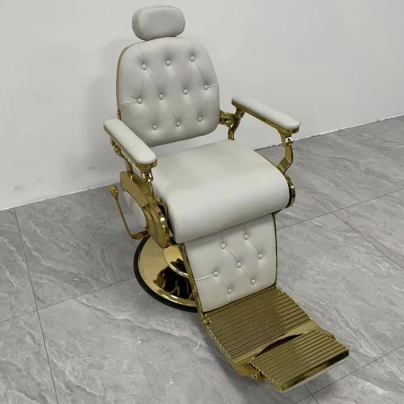 Luxury Simplicity Barber Chairs Retro Aesthetic Speciality Barber Chairs Equipment Chaise