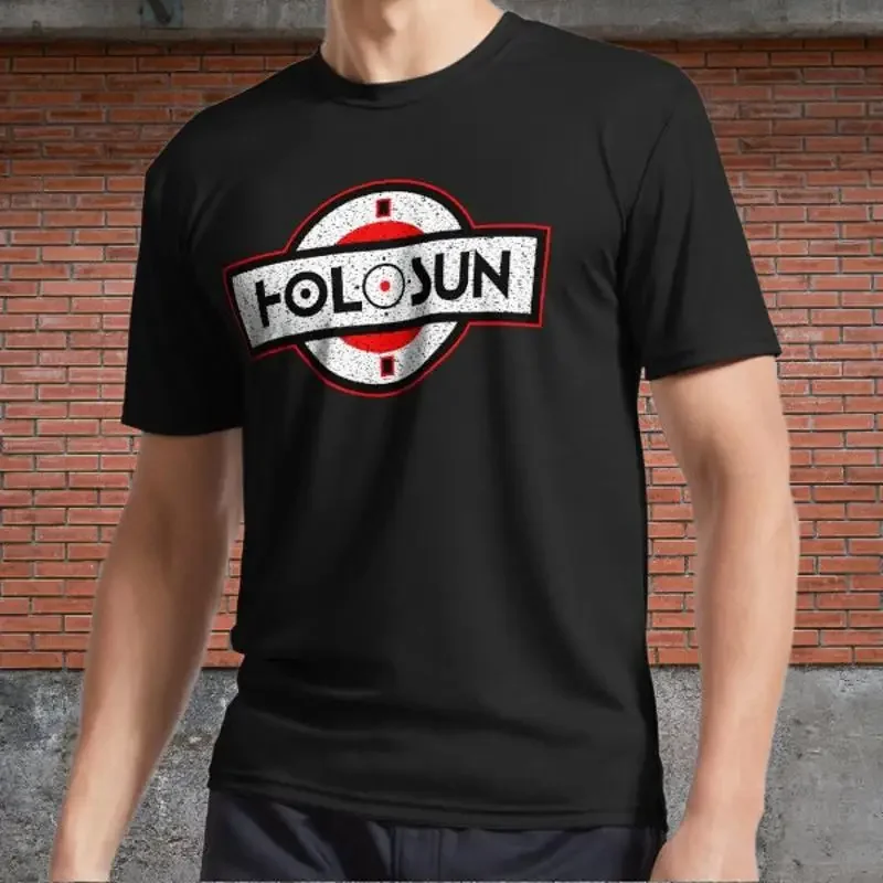 Camiseta divertida con logotipo de Holosun Red Dot Scope Sight Badge Patch para hombre, talla S a 5XL