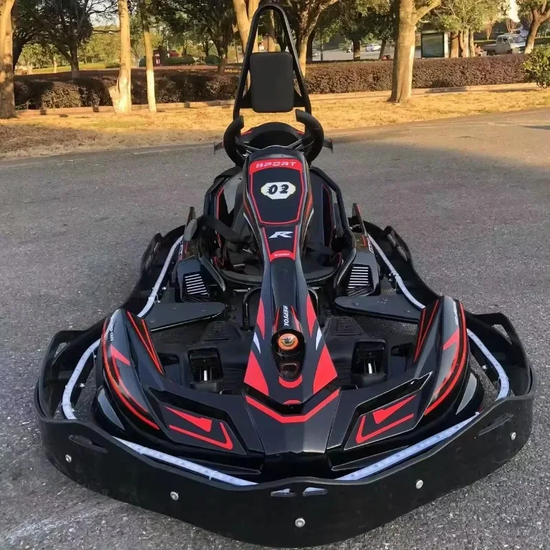 Go Kart for Kid Ride on Car Electric Racing go Kart Electric Outdoor Driving Drifting Buggy 4 Wheel