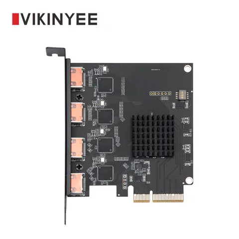 4 Channel HDMI-compatible PCI-E Video Capture Card 1080p 60fps OBS Wirecast Live Broadcast Streaming Adapter  for live streaming