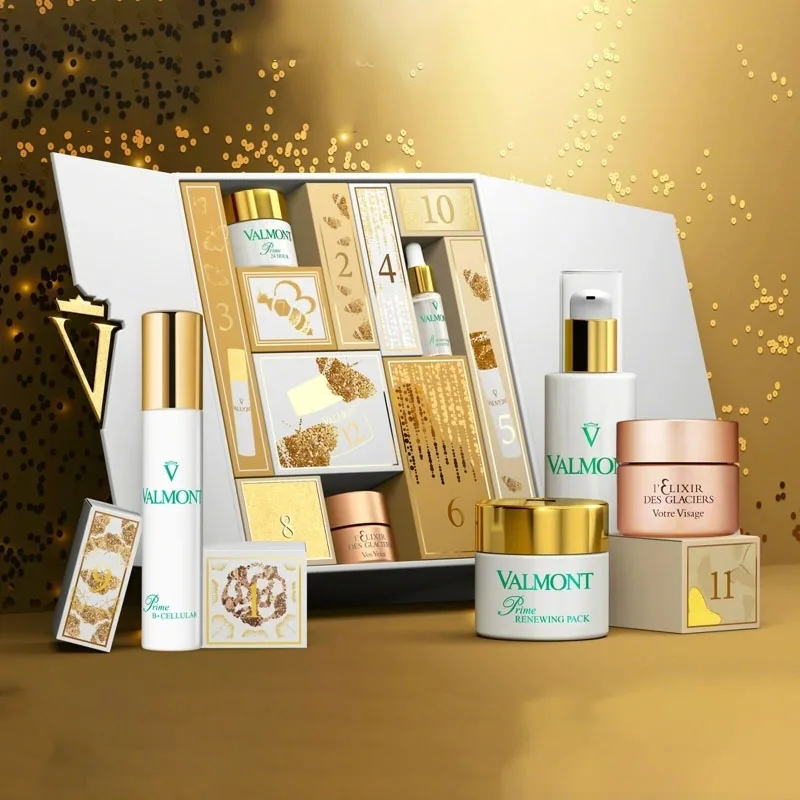 Mystery Boxes Luxury Beauty Cosmetic Gift Paper Packaging Countdown Christmas Advent Calendar Box