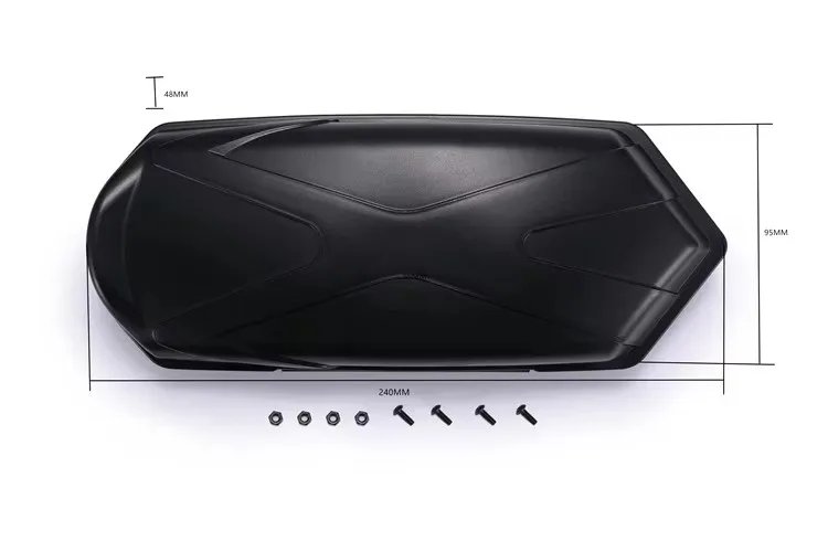 Scatola da tetto di simulazione per SUV AXIAL TRX-4 TRX-6 6X6 G63 G500 1/10