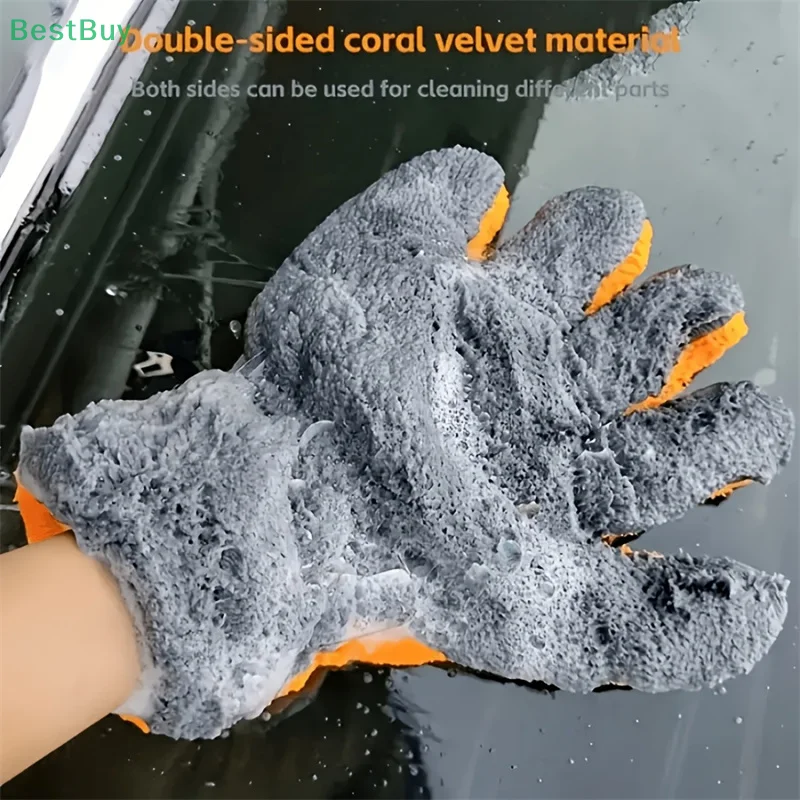 Car Body Interior Cleaning Towel Gloves