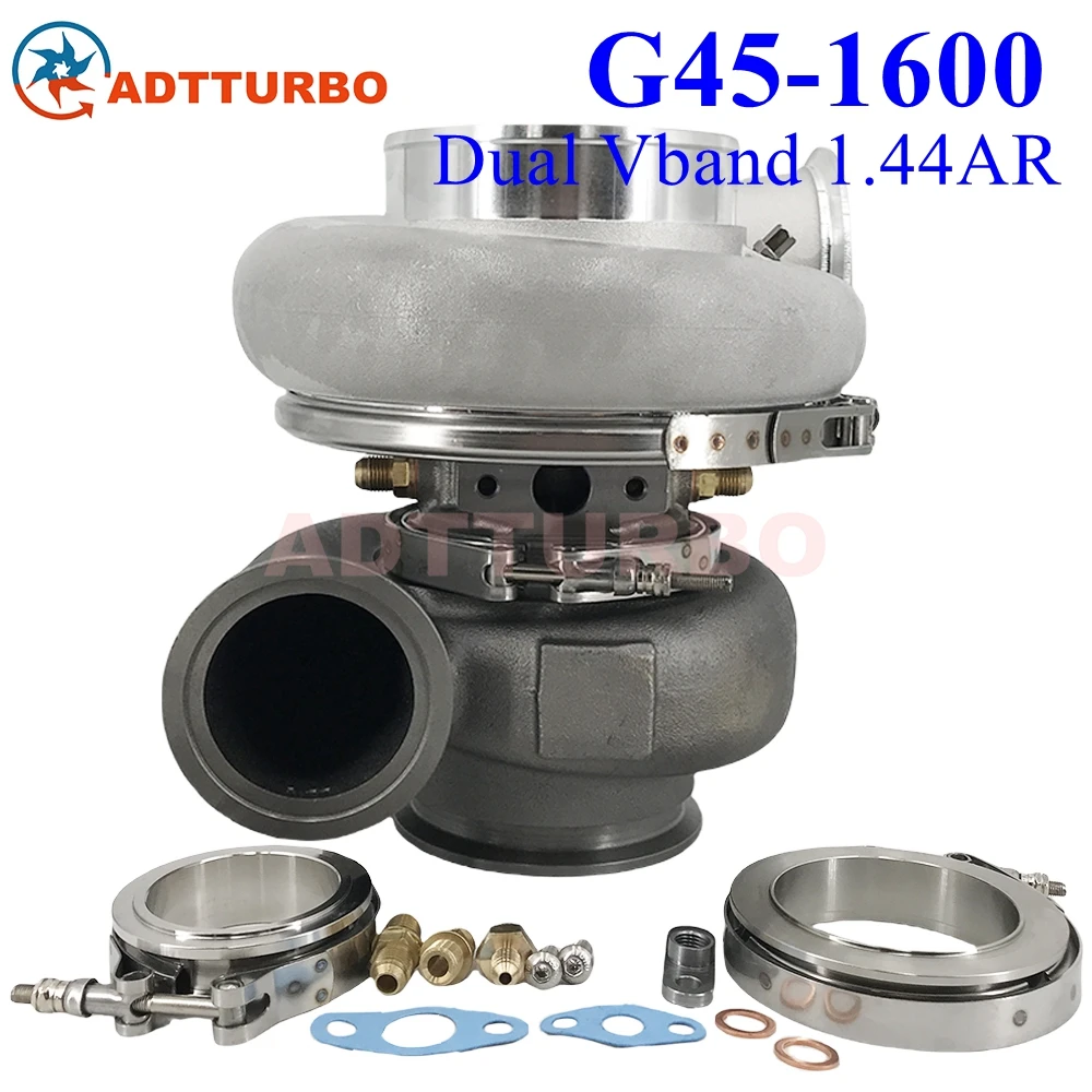 Turbocharger G45-1600 Performance Turbine G451600 80mm 888169-5006S 757707-0022 757707-0023 757707-0019 750-1600 HP  2.0L-8.0L