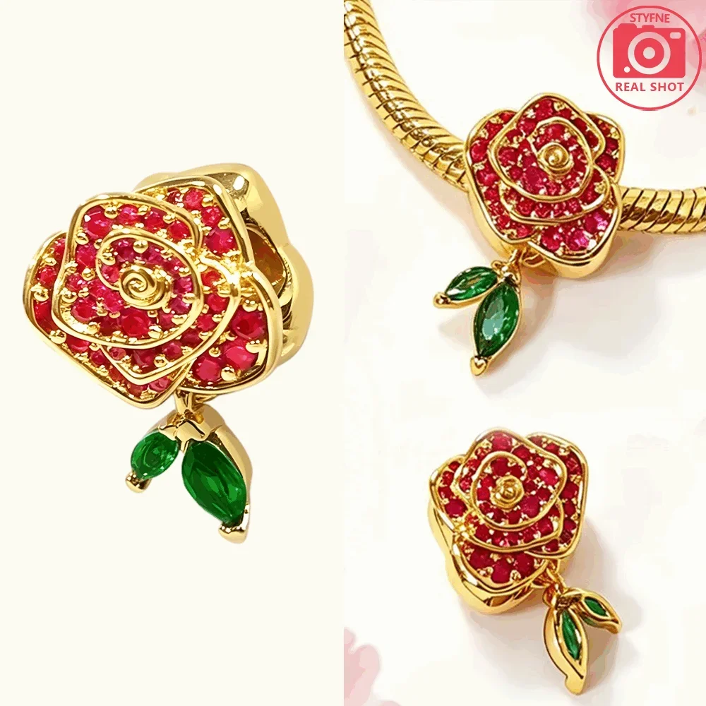 Originele vergulde S925 zilveren dierenbedels, luiaard octopus varken schildpad zirkoon kralen geschikt voor armband DIY sieraden cadeau voor vrouwen