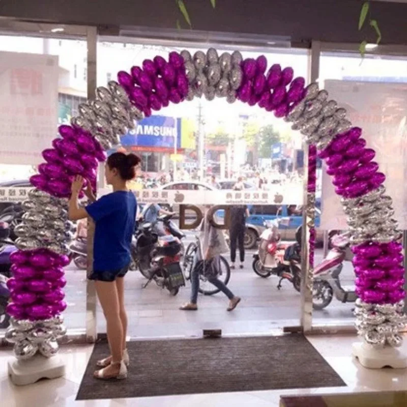 Ballons en aluminium de 18 pouces, 4 pétales, 1 pièce/lot, en forme de trèfle à quatre feuilles, colonne de construction en arc pour décoration de mariage