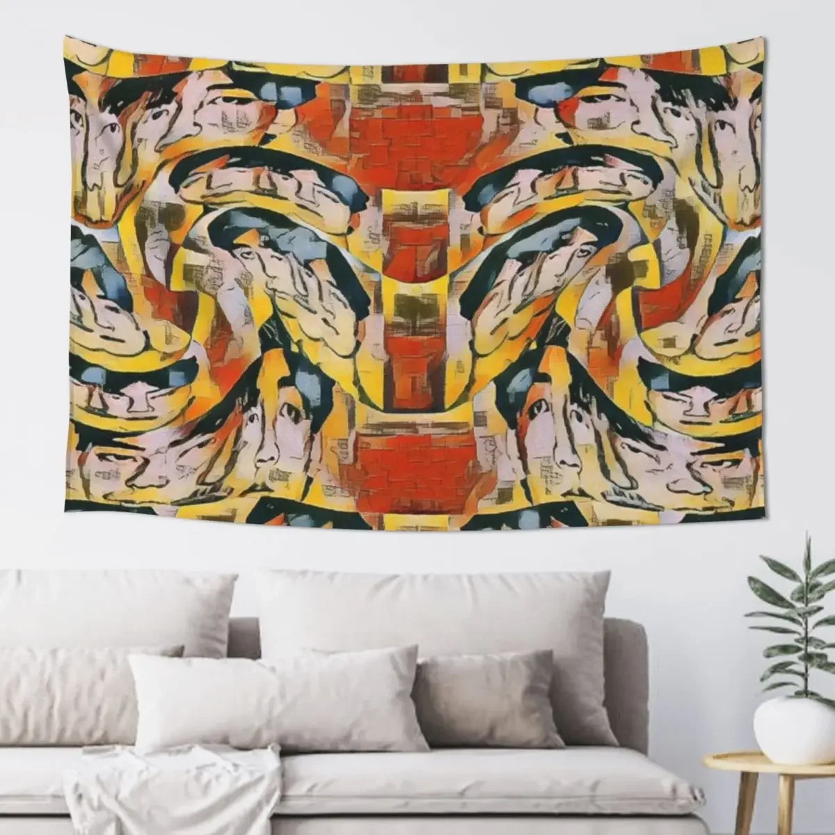 

YMO Yellow Magics Tapestry Wall Decor Wall Hanging Wallpapers Home Decor Tapestry
