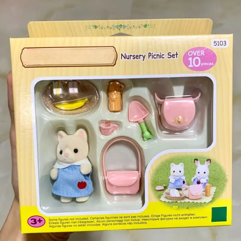 

Hot Selling Forest Baby Family Kindergarten Picnic Set Gift Box Simulation Housewife Room Decoration Doll Children'S Toy Birthda