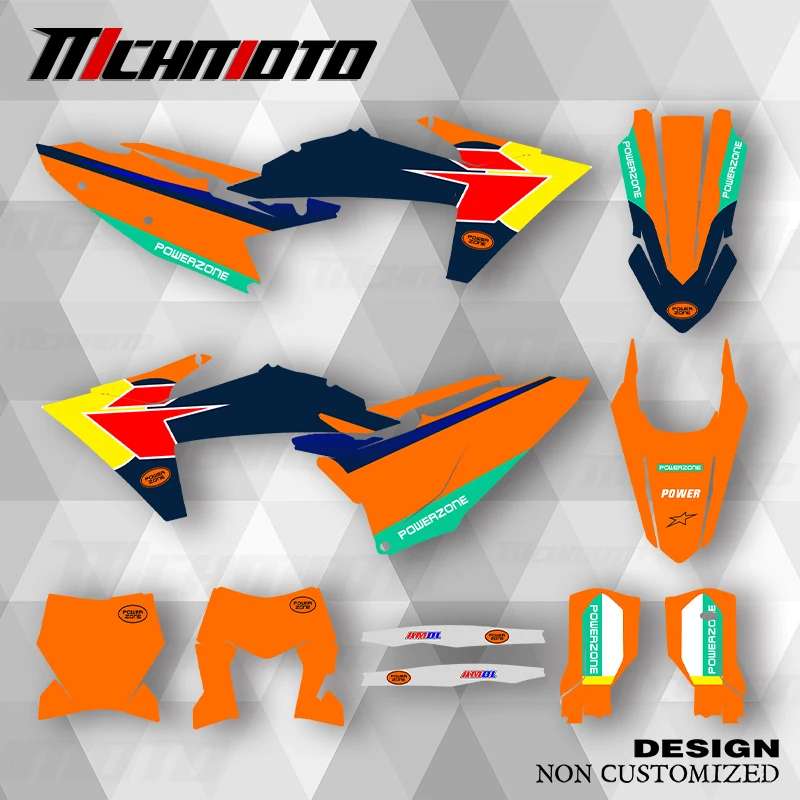 

MCHMFG New Style Graphics Decals Stickers Kits For KTM SXF 2023-2025 EXC 2024-2026