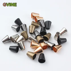 10PCS 6mm Hole Diameter Cord End Cap Metal Alloy Stopper Rope Ends For Jacket Sweater Bag Clothing DIY Apparel Sewing Supplies