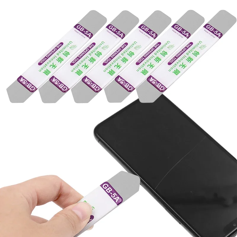 

5Pcs Stainless Steel Flat Soft Blade Open Repair Tool Kit for Mobile Phone Tablet Screen Battery Crowbar Pry Spudger Hand Tools