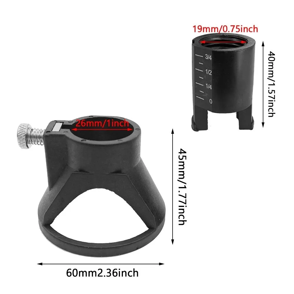 29pcs HSS Material Rotary Multi Tool Bits Metal Construction Multi-Function Router Cutting Guide Sandpaper Included