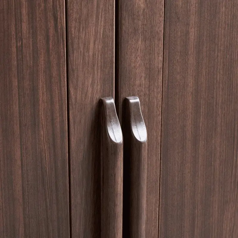 

Black Walnut Wardrobe Four Five Six Doors Bedroom Cloakroom All Solid Wood Large Capacity