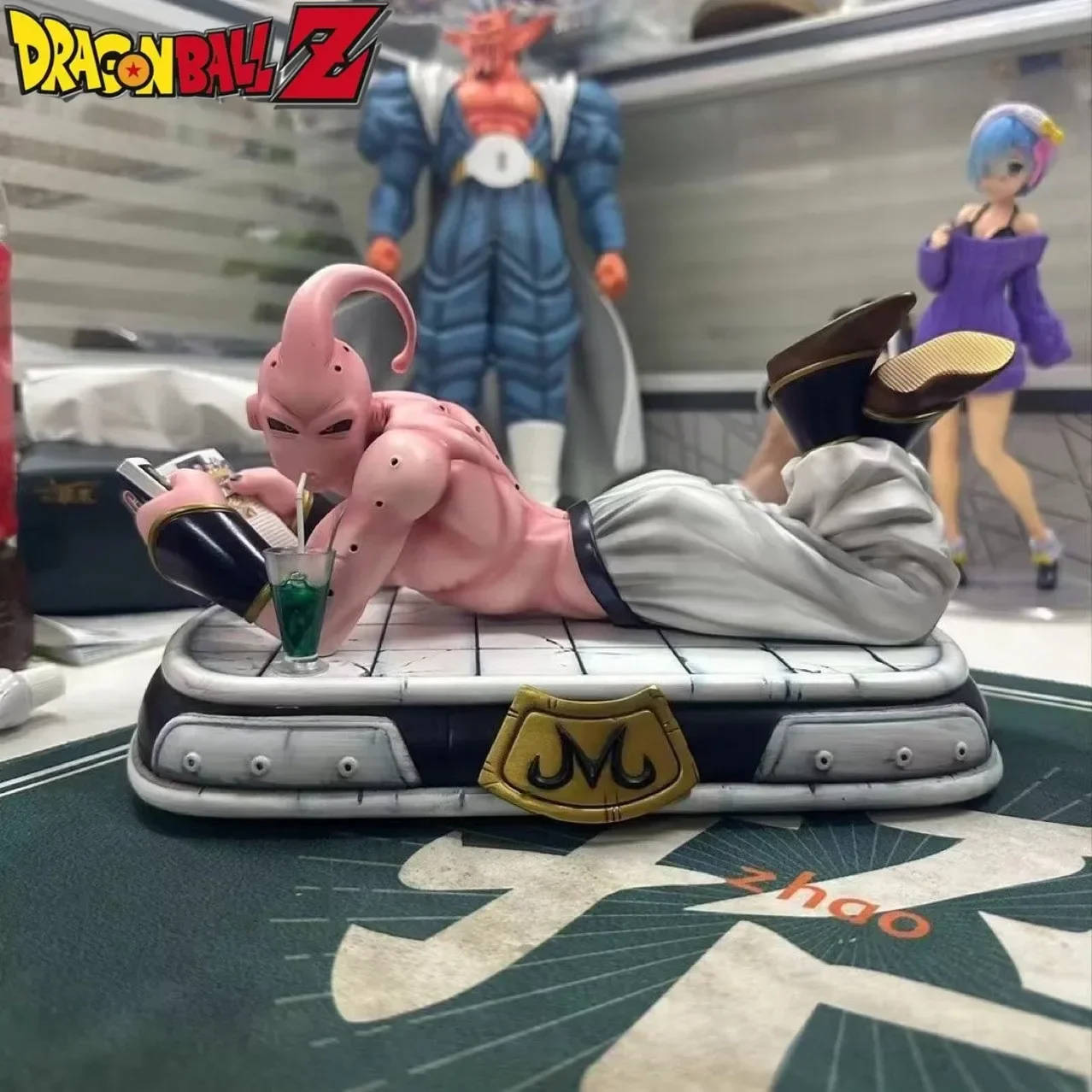 

New Dragon Ball Z Gk Lying Position Drink Coke Majin Buu Action Figurine Pvc Statue Model Doll Collectible Room Decora Gift