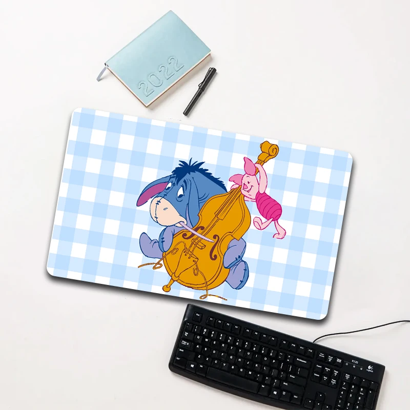

Disney Winnie the Pooh Eeyore & Piglet Music Mouse Pad Large Non-slip Waterproof Desk Mat for Computer Laptop