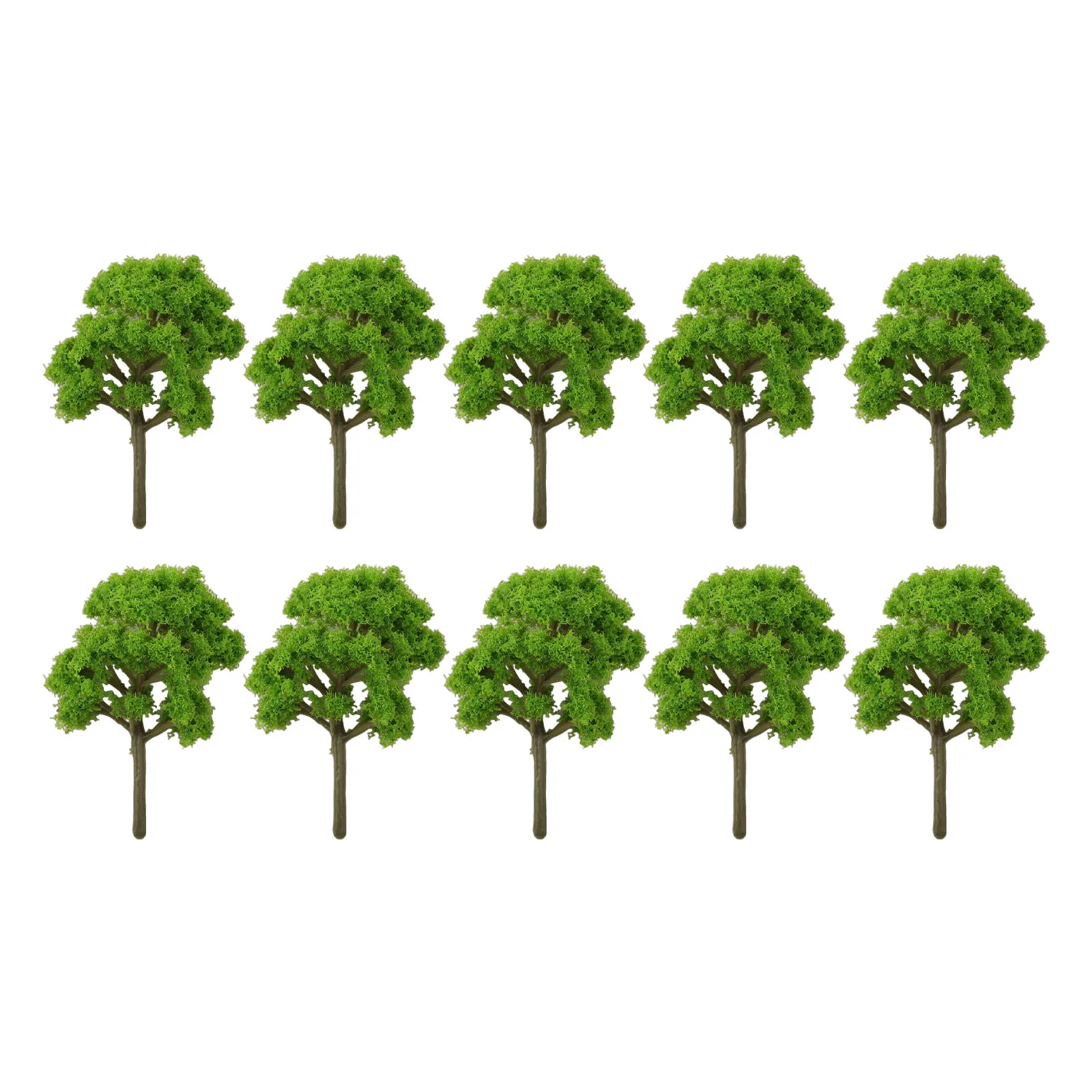 10PC 7/9cm Trees Model Garden Wargame Train Railway Architectural Scenery Layout 10PC 7cm 9cm Trees Model Wargame Train Railway