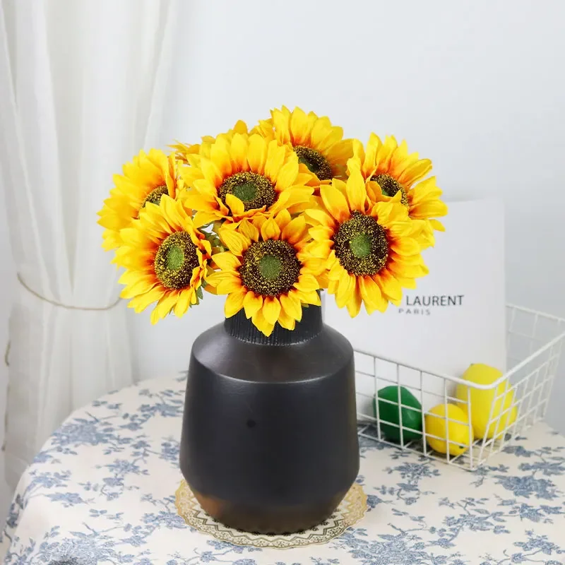 Artificial Sunflowers  Artificial Flowers  Photography Props  Wedding Decorations  Rural Sand   Lilacs  Chrysanthemums