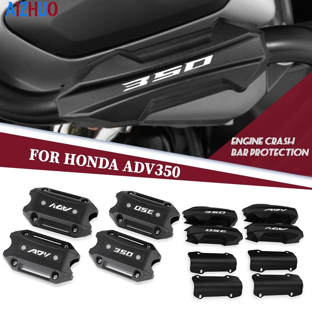 

Motorcycle Bumper Engine Guard Protector Block 25mm Crash Bar Decorative For For Honda ADV350 ADV 350 2019 2020-2023 2024 2025