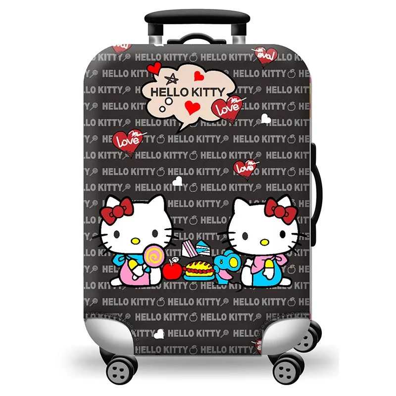 Hello Kitty Travel Suitcase Dust Cover Cute Women Luggage Protective Cover for 18-30 Inch Trolley Case Dust Cover Accessories