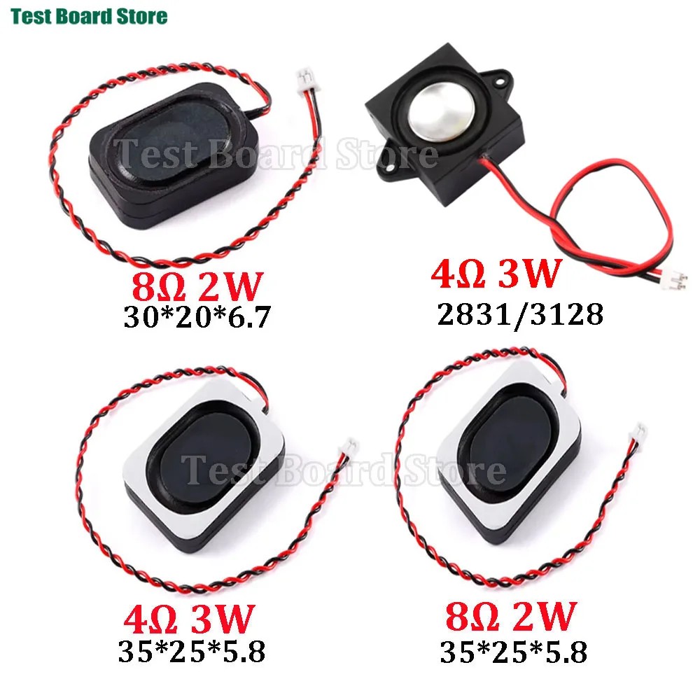 

1pcs 4 Ohm 4R 3W 8R 2W 2831/3128 Speaker Full Range Cavity Sound Speaker HIFI Speaker Accessories 3525 4 ohm ultra-thin speaker