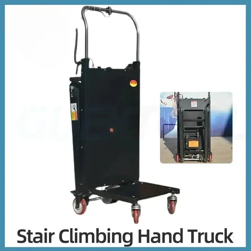 Electric Stair Climber 180KG Crawler Automatic Up And Down Stair Climber Collapsible Heavy Building Materials Moving Truck 500W